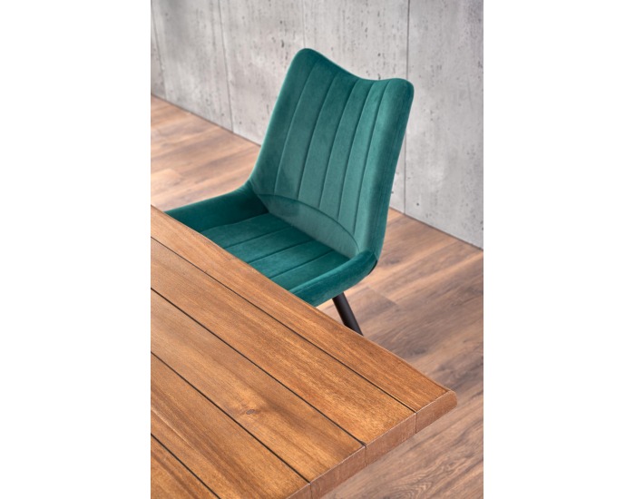 Jedálenský stôl Esposito - orech / čierna