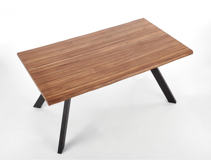 Jedálenský stôl Esposito - orech / čierna