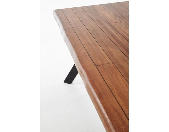 Jedálenský stôl Esposito - orech / čierna