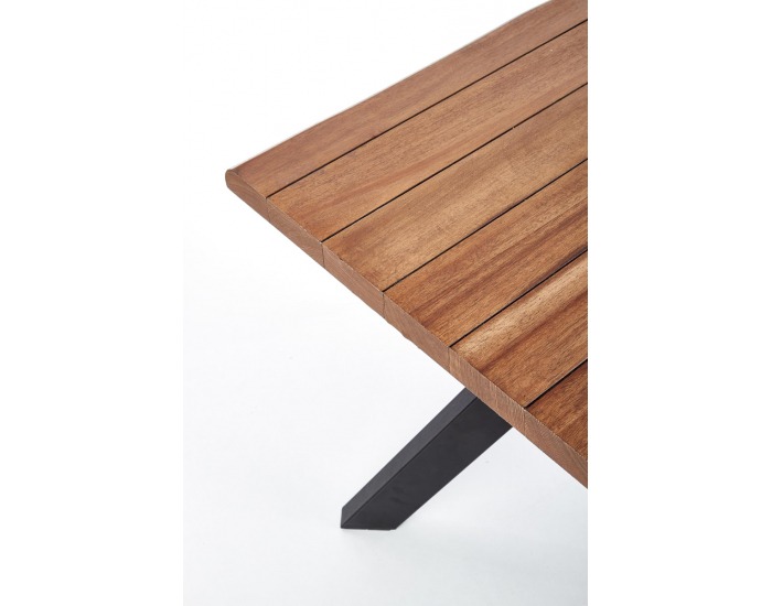 Jedálenský stôl Esposito - orech / čierna