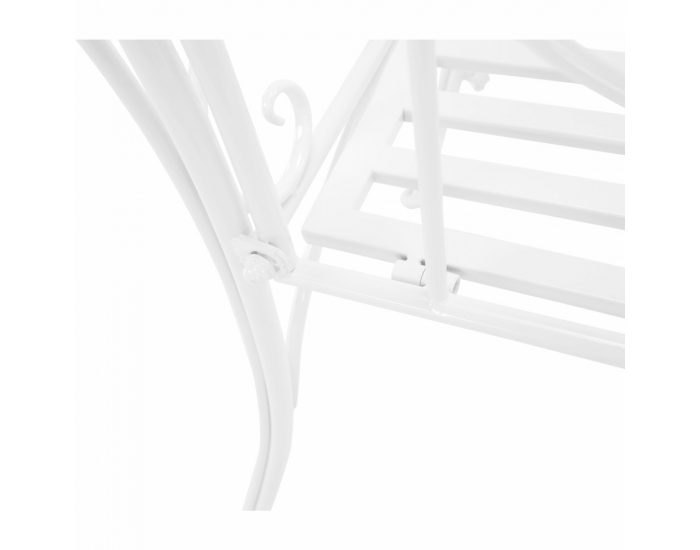 Záhradná lavička Etelia New - biela