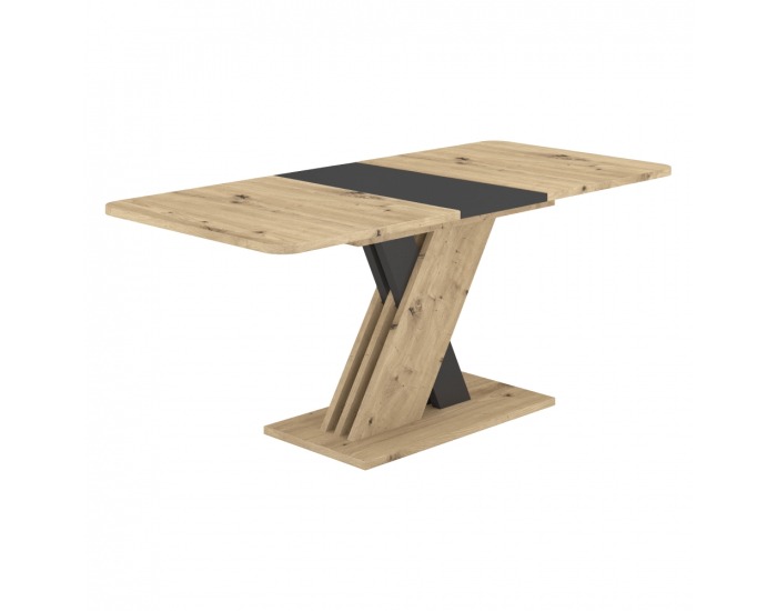 Rozkladací jedálenský stôl Exil 140/180 - dub artisan / antracit