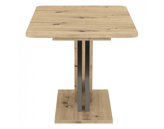 Rozkladací jedálenský stôl Exil 140/180 - dub artisan / antracit