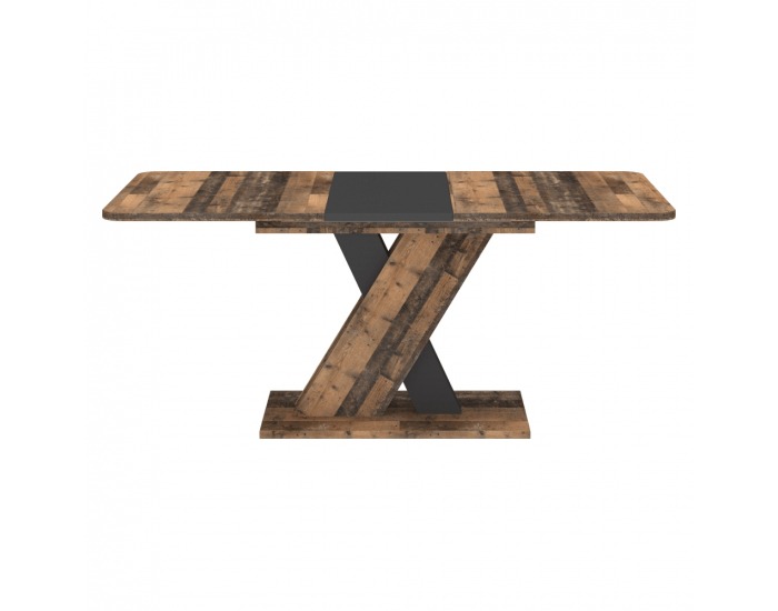 Rozkladací jedálenský stôl Exil 140/180 - old style dark / matera