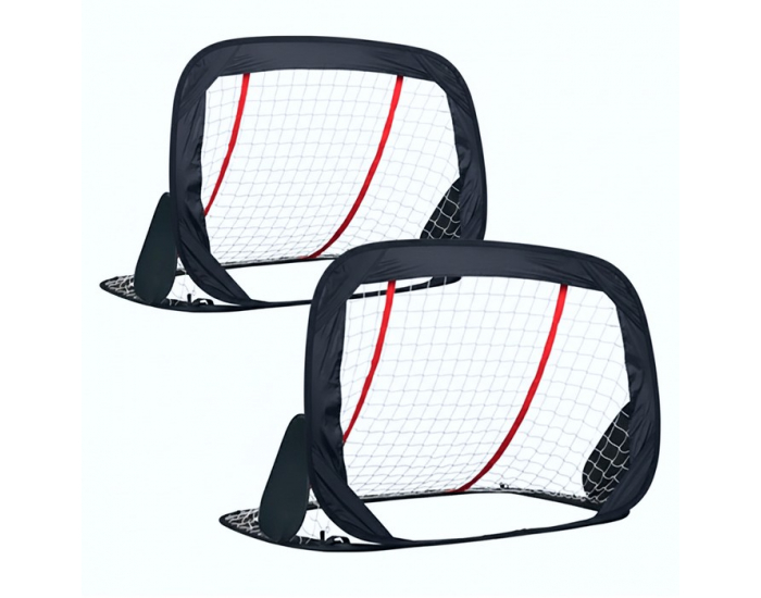 Futbalová bránka (2 ks) Exit - čierna