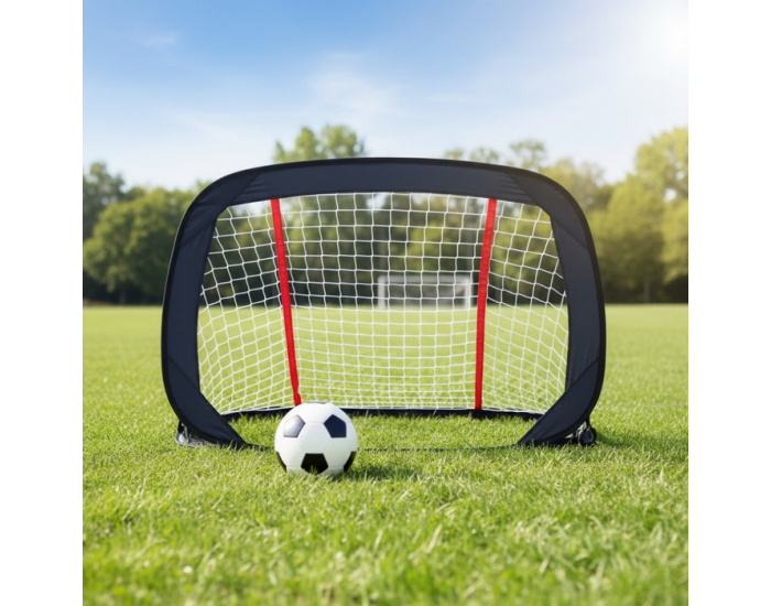 Futbalová bránka (2 ks) Exit - čierna