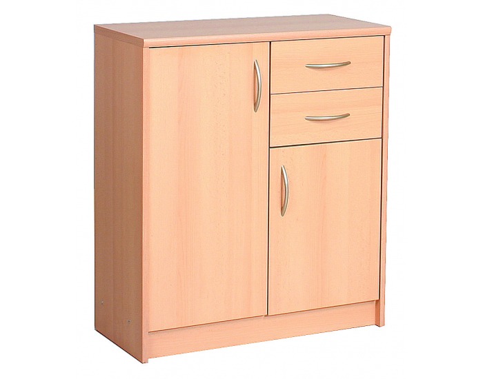 Dvojdverová komoda Sconto K1-2D-2S - buk