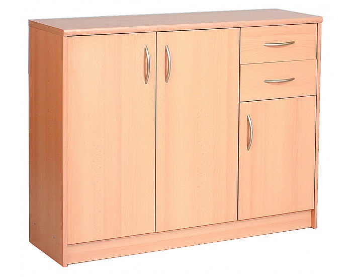 Trojdverová komoda Sconto K1-3D-2S - buk
