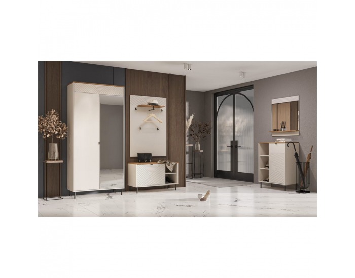 Botník Eyco 1K - kašmír / dub castello