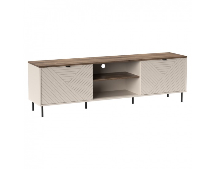 TV stolík Eyco 2D/180 - kašmír / dub castello