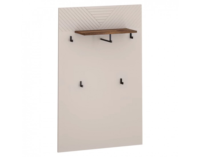 Vešiakový panel Eyco 80 - kašmír / dub castello