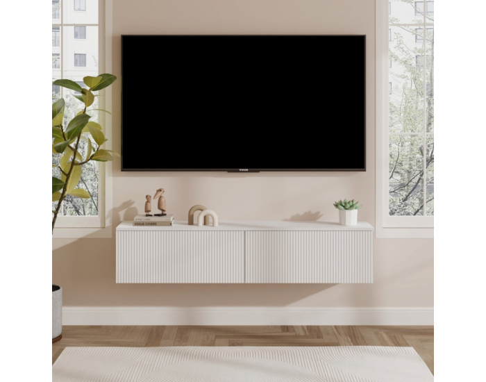 TV stolík Fabien - biela