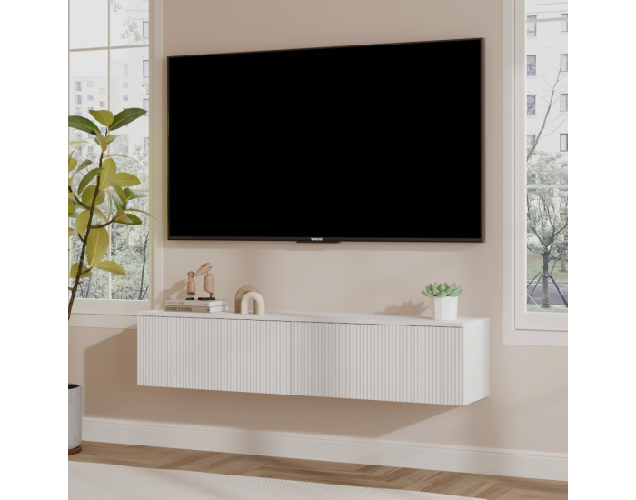 TV stolík Fabien - biela