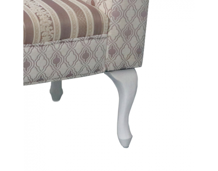 Rustikálna pohovka Fabricio - krémová