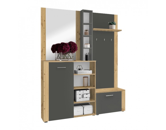 Predsieň Fandu - dub artisan / grafit