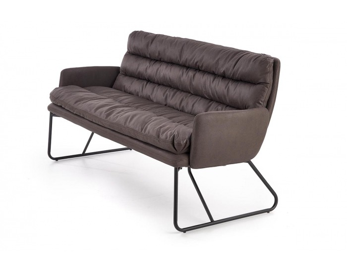 Pohovka Fassi XL - tmavosivá / čierna