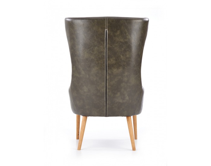 Kreslo (ušiak) Favaro - tmavozelená