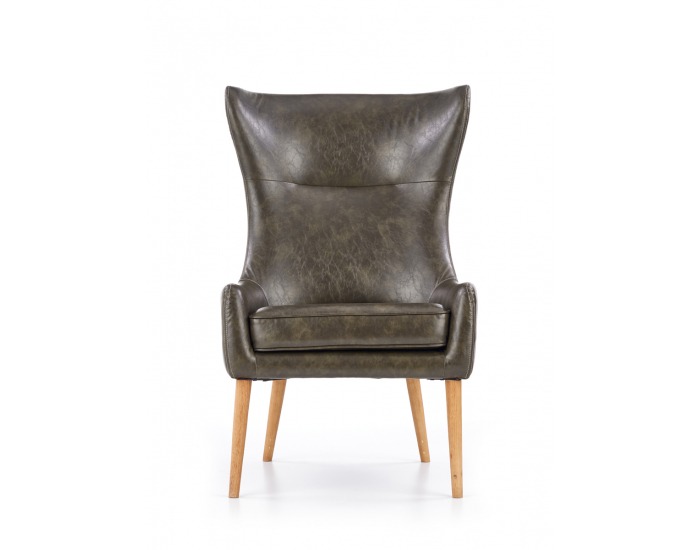 Kreslo (ušiak) Favaro - tmavozelená