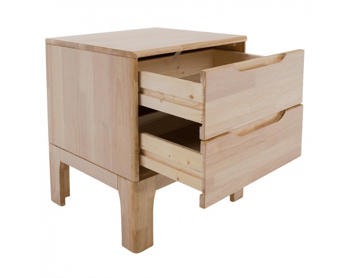 Nočný stolík Ferb - prírodná 