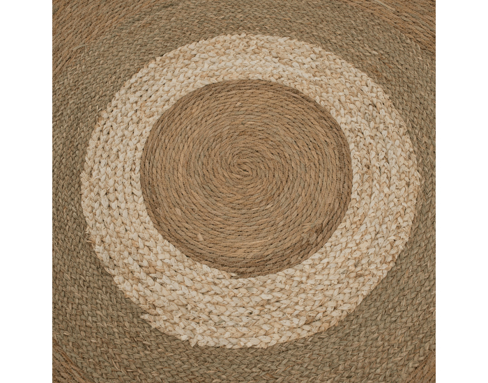 Okrúhly koberec Ferno 120 cm - prírodná