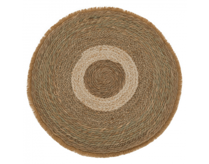 Okrúhly koberec Ferno 80 cm - prírodná