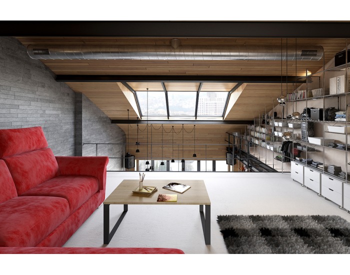 Konferenčný stolík Ficalo - dub sonoma