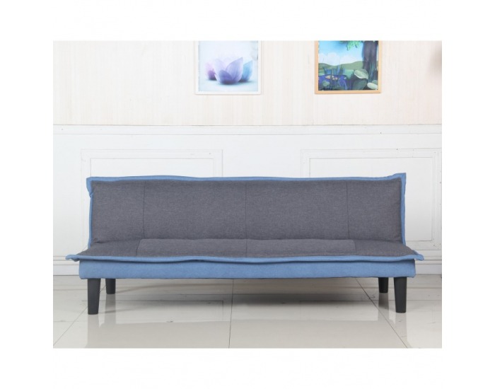 Rozkladacia pohovka Fila - sivá / modrá