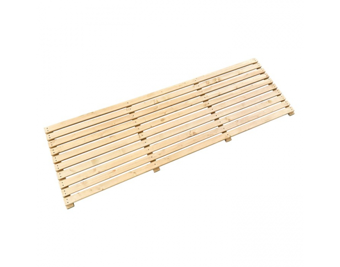 Drevená záhradná zástena Fildo Typ 1 180x60 cm - hnedá