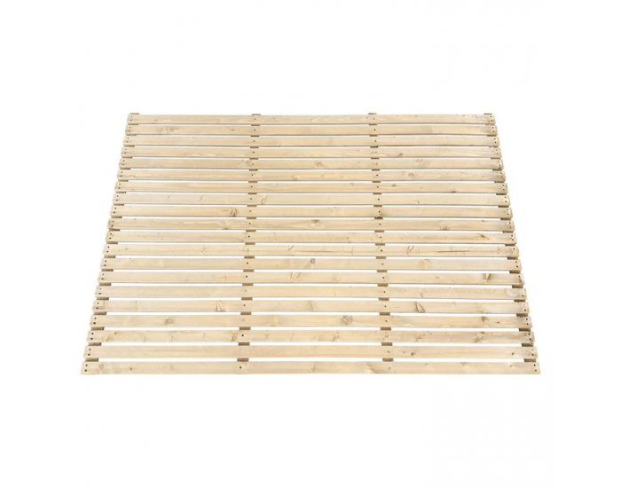 Drevená záhradná zástena Fildo Typ 2 180x120 cm - hnedá