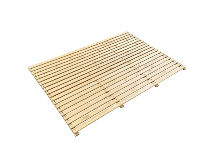 Drevená záhradná zástena Fildo Typ 2 180x120 cm - hnedá