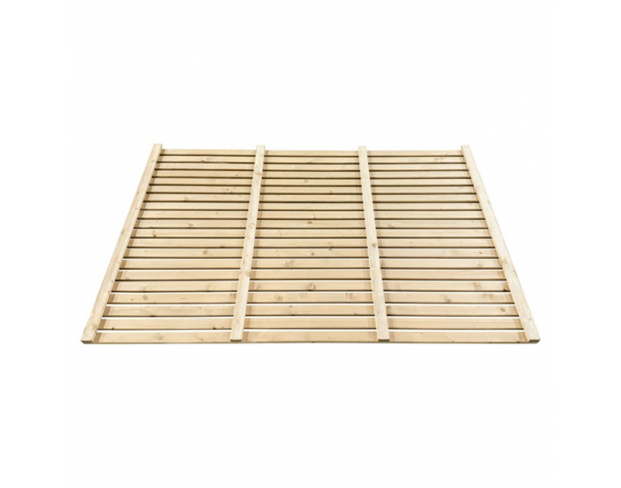 Drevená záhradná zástena Fildo Typ 2 180x120 cm - hnedá