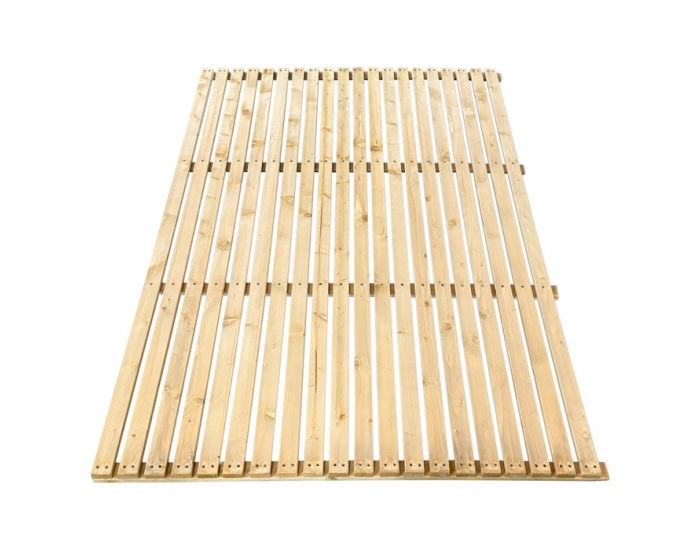 Drevená záhradná zástena Fildo Typ 2 180x120 cm - hnedá