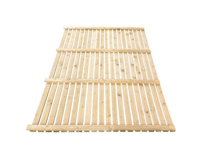 Drevená záhradná zástena Fildo Typ 2 180x120 cm - hnedá