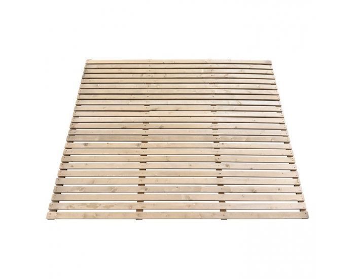 Drevená záhradná zástena Fildo Typ 3 180x150 cm - hnedá