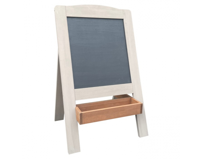 Detská tabuľa Finea - sivá / hnedá / čierna