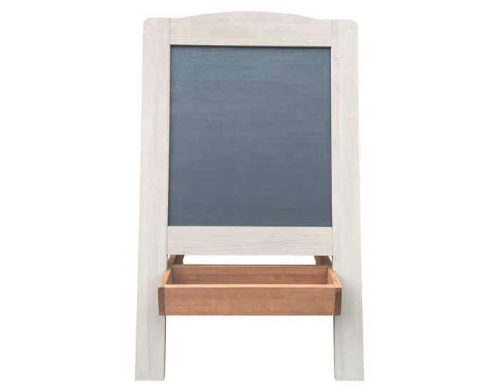 Detská tabuľa Finea - sivá / hnedá / čierna