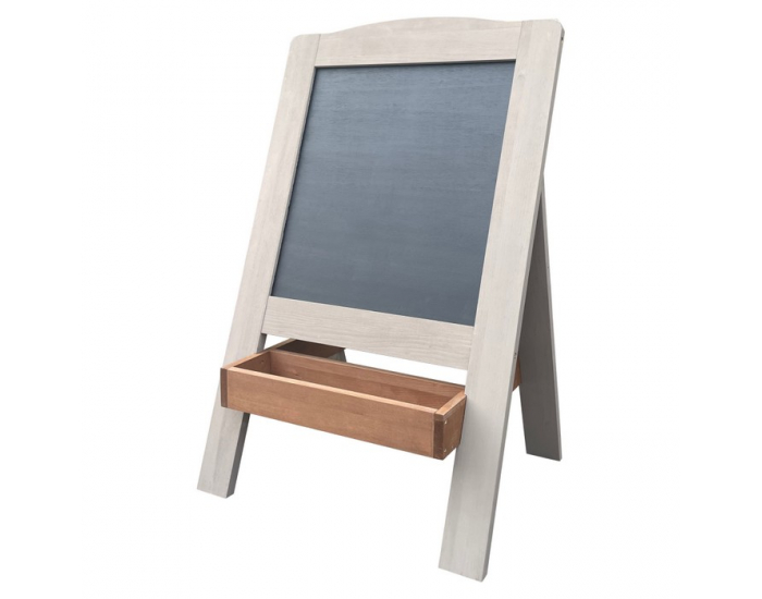 Detská tabuľa Finea - sivá / hnedá / čierna