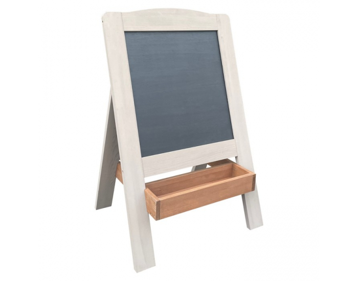 Detská tabuľa Finea - sivá / hnedá / čierna