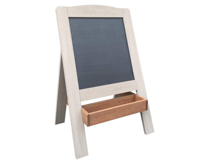 Detská tabuľa Finea - sivá / hnedá / čierna