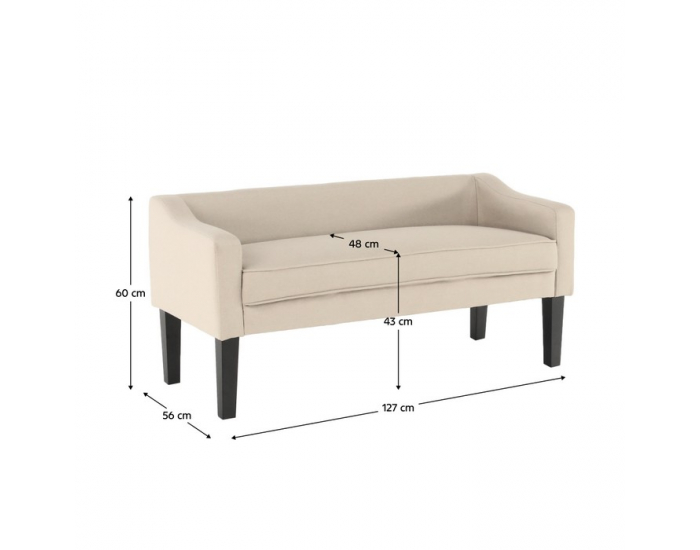 Lavica do predsiene Firona - béžová