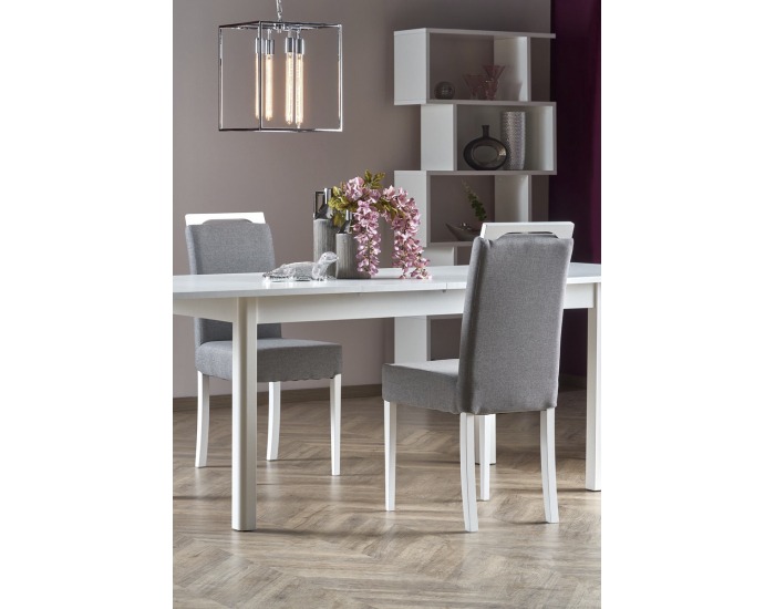 Rozkladací jedálenský stôl Florian - biela