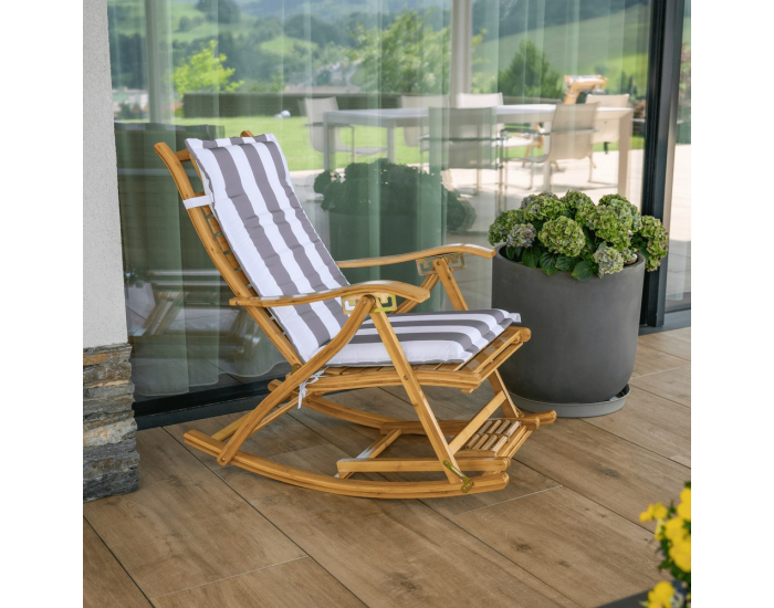 Záhradné hojdacie kreslo Flos - prírodná