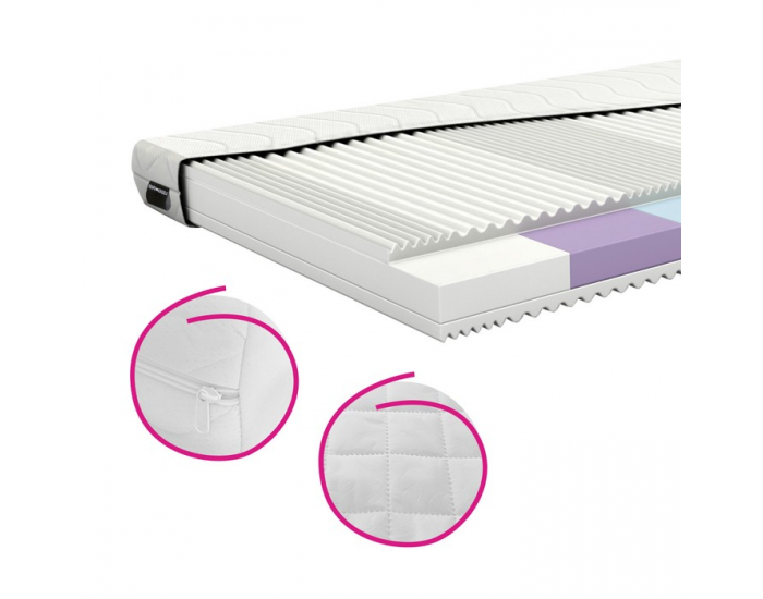 Penový matrac Foamy 15 cm 140x200 cm - biela