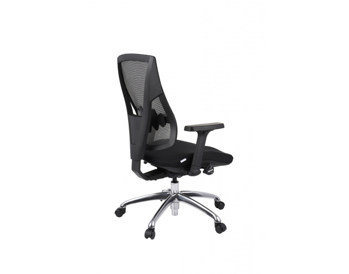 Kancelárska stolička s podrúčkami Forbes 3S Plus - čierna / chróm