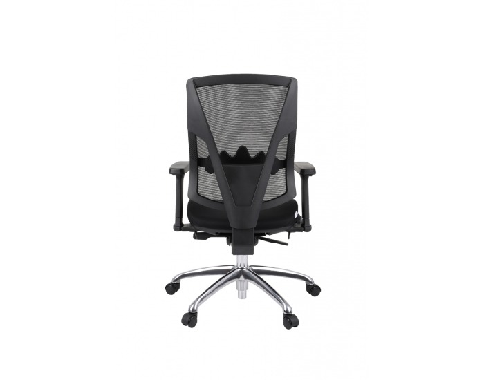 Kancelárska stolička s podrúčkami Forbes 3S Plus - čierna / chróm