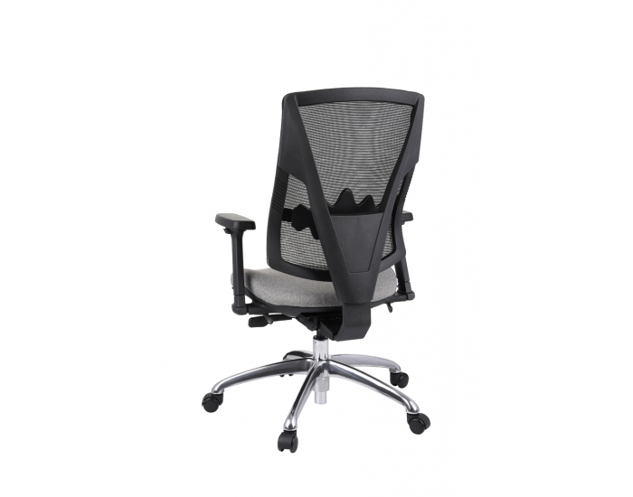 Kancelárska stolička s podrúčkami Forbes 3S Plus - sivá / čierna / chróm