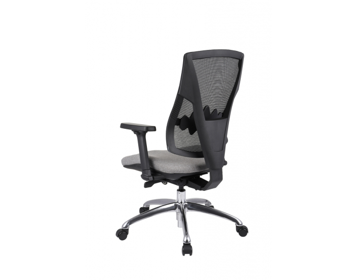Kancelárska stolička s podrúčkami Forbes 3S Plus - sivá / čierna / chróm