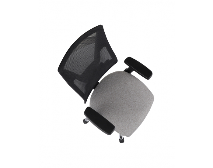 Kancelárska stolička s podrúčkami Forbes 3S Plus - sivá / čierna / chróm