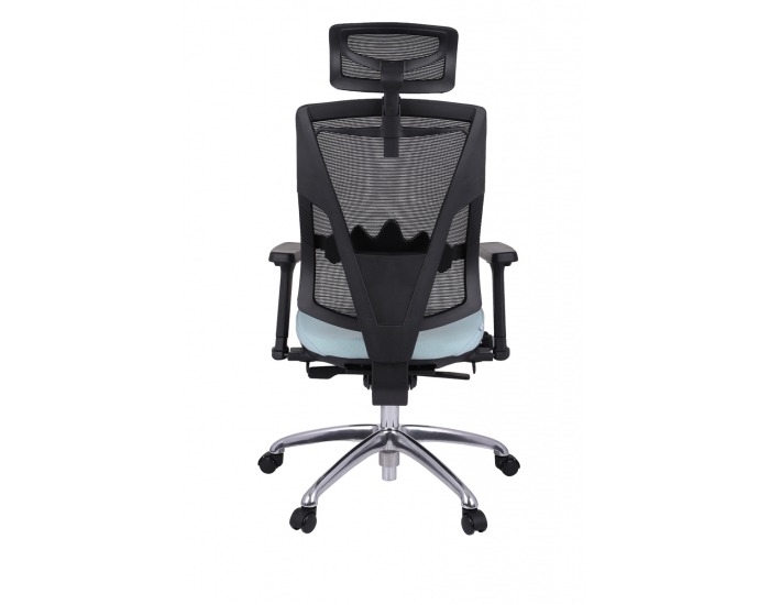 Kancelárska stolička s podrúčkami Forbes 4S Plus - mentolová / čierna / chróm