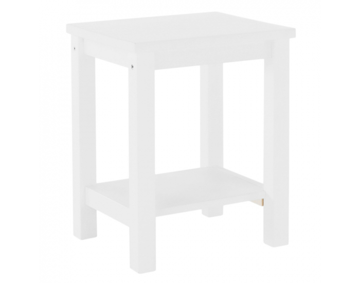 Nočný stolík Fosil - biela